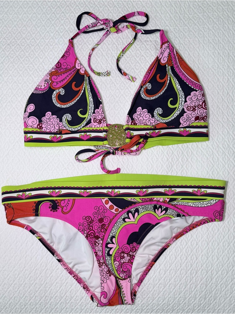 Trina Turk 3-piece Bikini & Tankini Swim Set, size 8, 10 - Picture 2 of 10